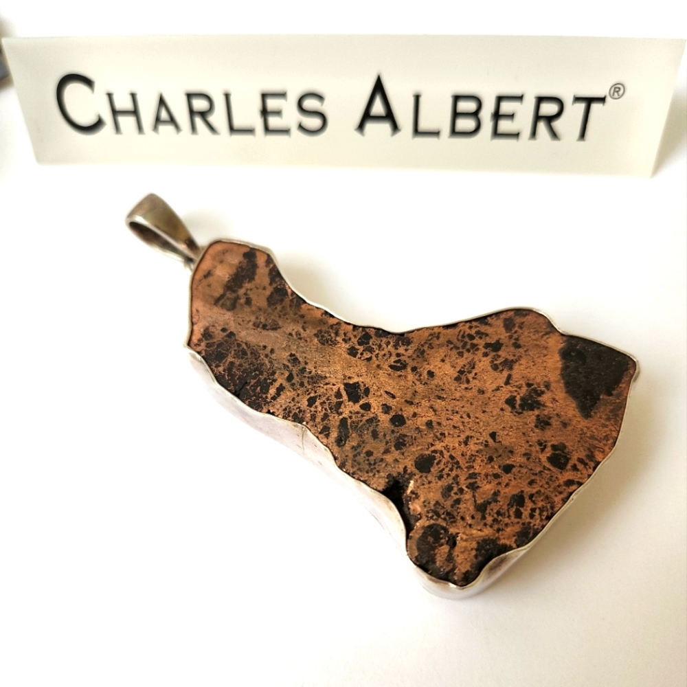 🆕️Copper Pendant sterling silver One-of-a-kind By Charles Albert